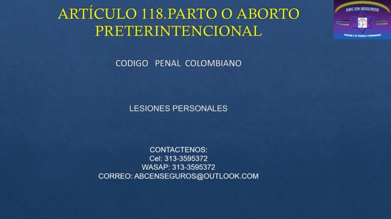 Entendiendo el Artículo 118 del Código Penal peruano: Análisis y Jurisprudencia sobre el Aborto Preterintencional
