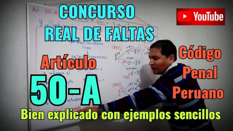 Concurso Real de Faltas: Entendiendo el Artículo 50A del Código Penal Peruano