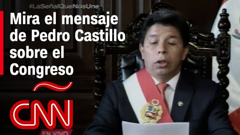 Últimas Noticias: Presidente Castillo Disuelve Congreso – Convocatoria de Elecciones para Nuevo Congreso Constituyente