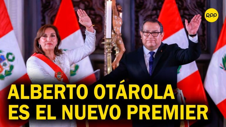 Alberto Otárola, nuevo líder del Consejo de Ministros: Ceremonia de Juramento en Vivo
