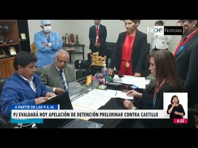 Detención Preliminar de Pedro Castillo: Poder Judicial Confirma Últimas Noticias
