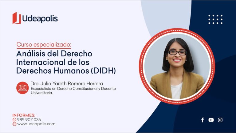 Promoción de lanzamiento: Curso de Derecho Internacional de los Derechos Humanos por solo S 49.90 hasta el 31 de julio