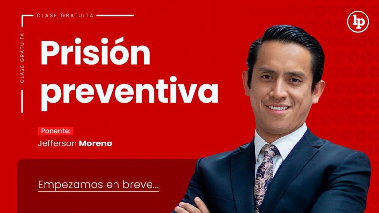 Sesión Magistral Gratuita sobre Prisión Preventiva: Aprende los Detalles y Regístrate para Obtener las Diapositivas