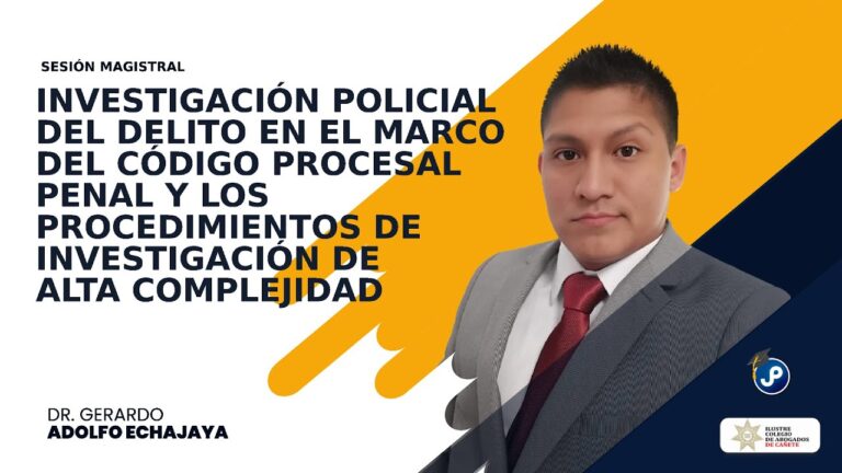 Entendiendo el Tratado de Investigación Criminal de Gerardo Adolfo Echajaya Luyo: Guía Completa con Diagramas Explicativos